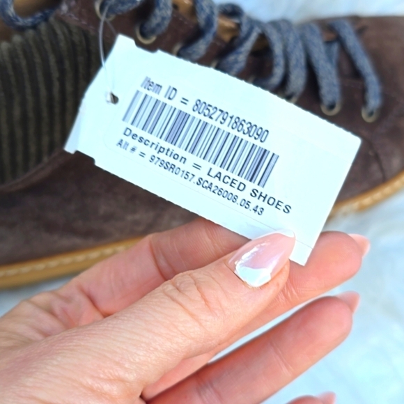 Eleventy Men’s Suede High Top Sneaker w/ corduroy suede 43 - Picture 3 of 12